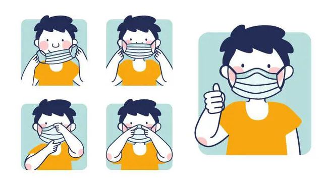 Standardize wearing masks, you need to do like this  Standardize wearing masks, you need to do like this