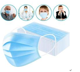 3 Ply Disposable Face Mask & Soft & Comfortable Ear Loop 3 Ply Disposable Face Mask & Soft & Comfortable Ear Loop
