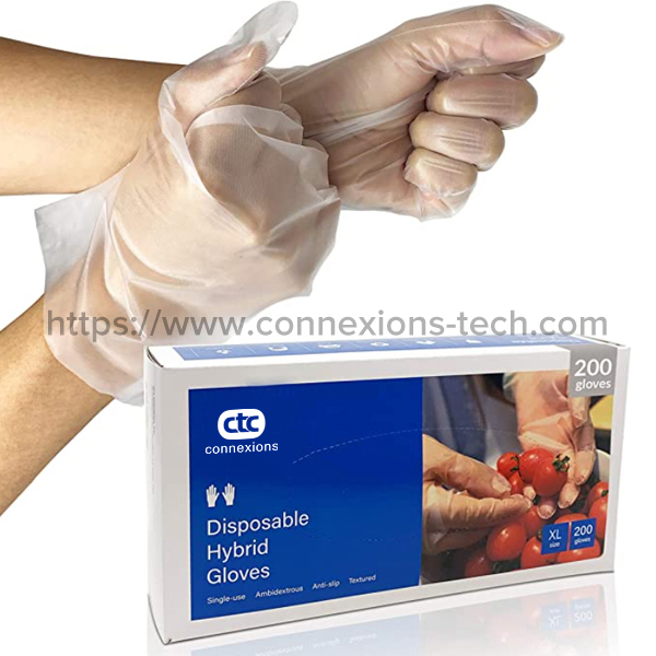 Disposable Degradabe  Plastic Gloves - Latex Free / Powder Free for Hand Protection / Food Handling Disposable Degradabe  Plastic Gloves - Latex Free / Powder Free for Hand Protection / Food Handling