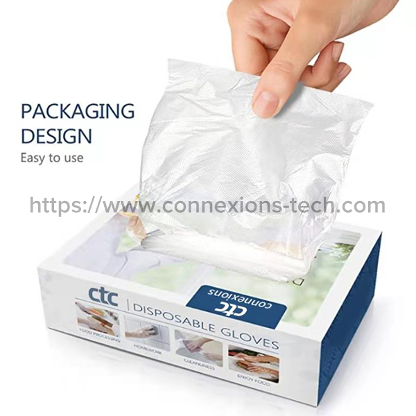 500 Pieces PE Disposable Gloves,Disposable Gloves for Cleaning, One Size Fits Most 500 Pieces PE Disposable Gloves,Disposable Gloves for Cleaning, One Size Fits Most