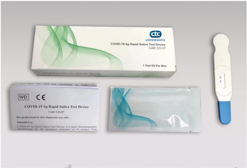 COVID-19 Antigen Saliva Test Kit (EN 13641:2002) COVID-19 Antigen Saliva Test Kit (EN 13641:2002)