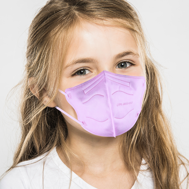 Children KN95 Protective Pink 3D Face Mask Children KN95 Protective Pink 3D Face Mask